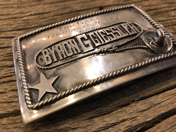 Frank Patania SR wild west buckle