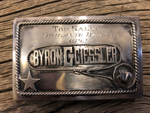 Frank Patania SR wild west buckle