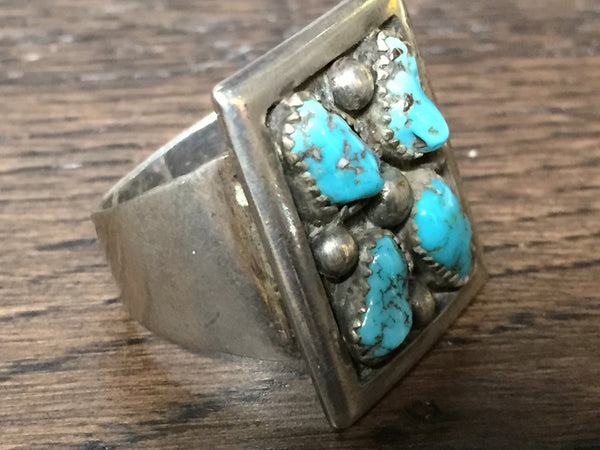 Patania Men's Turquoise Ring