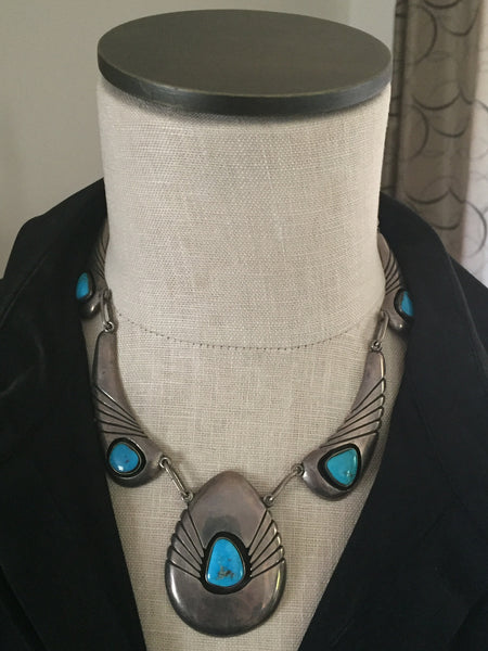 Navajo Shadowbox Neclace