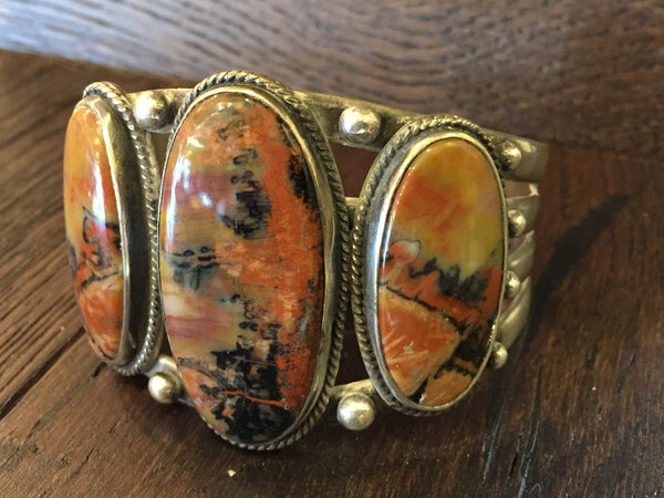 Navajo Petrified Wood Bracelet 1940’s