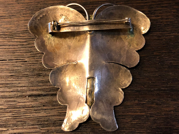 Large 1940’s Navajo Buttfly Pin