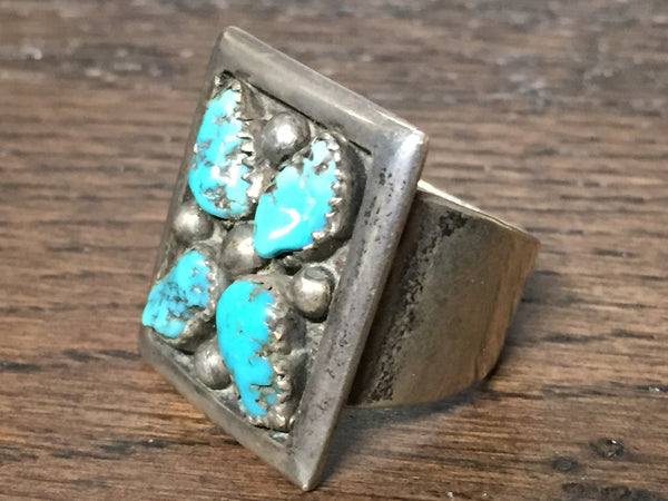 Patania Men's Turquoise Ring