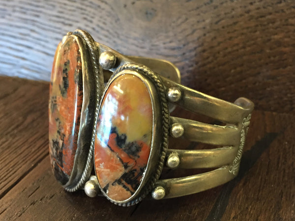 Navajo Petrified Wood Bracelet 1940’s